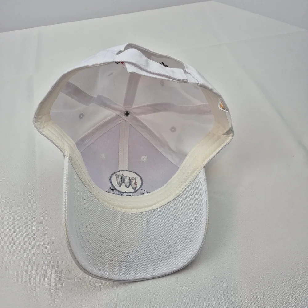 Buick Hat Cap White Strapback‎ Baseball Cap Embroidered Logo GM Licensed